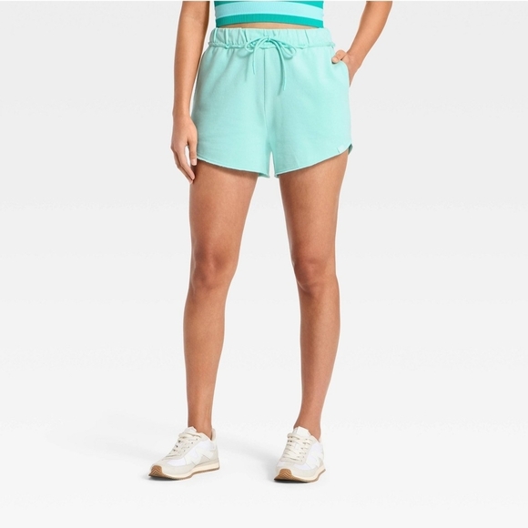 JoyLab Pants - Women's French Terry Shorts - JoyLab BIue